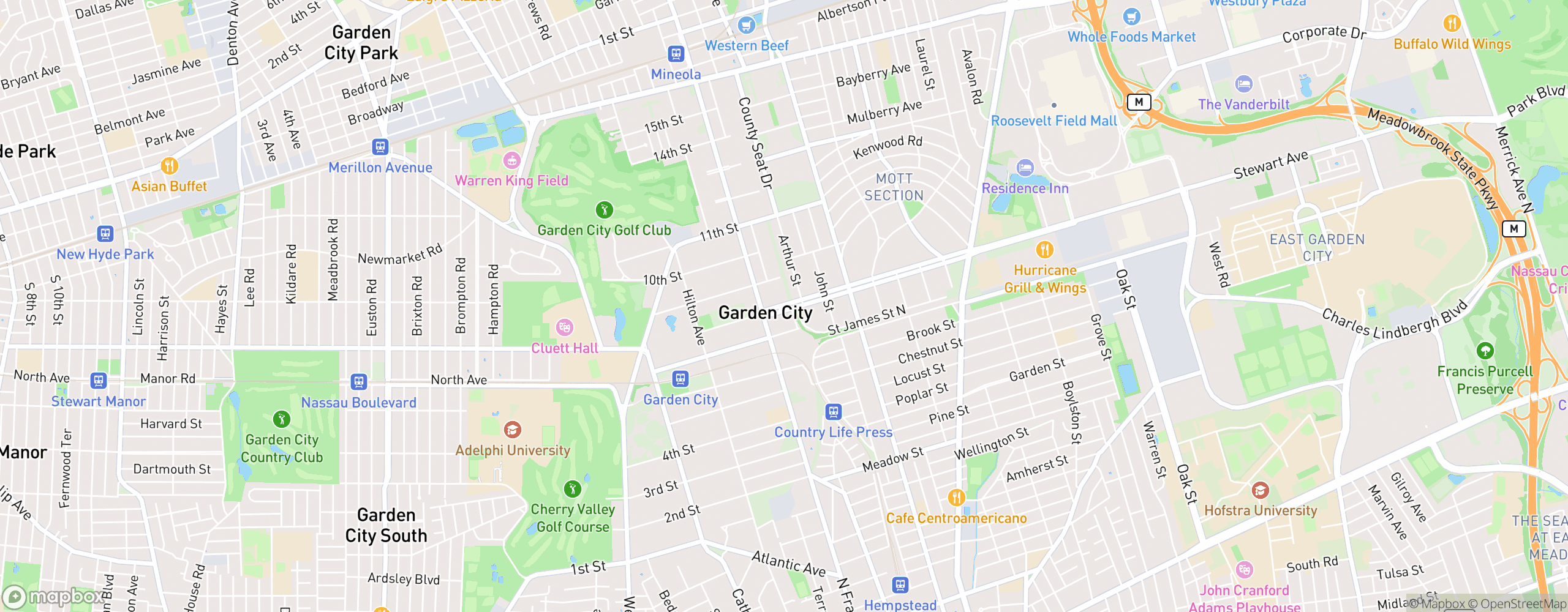 Garden City map
