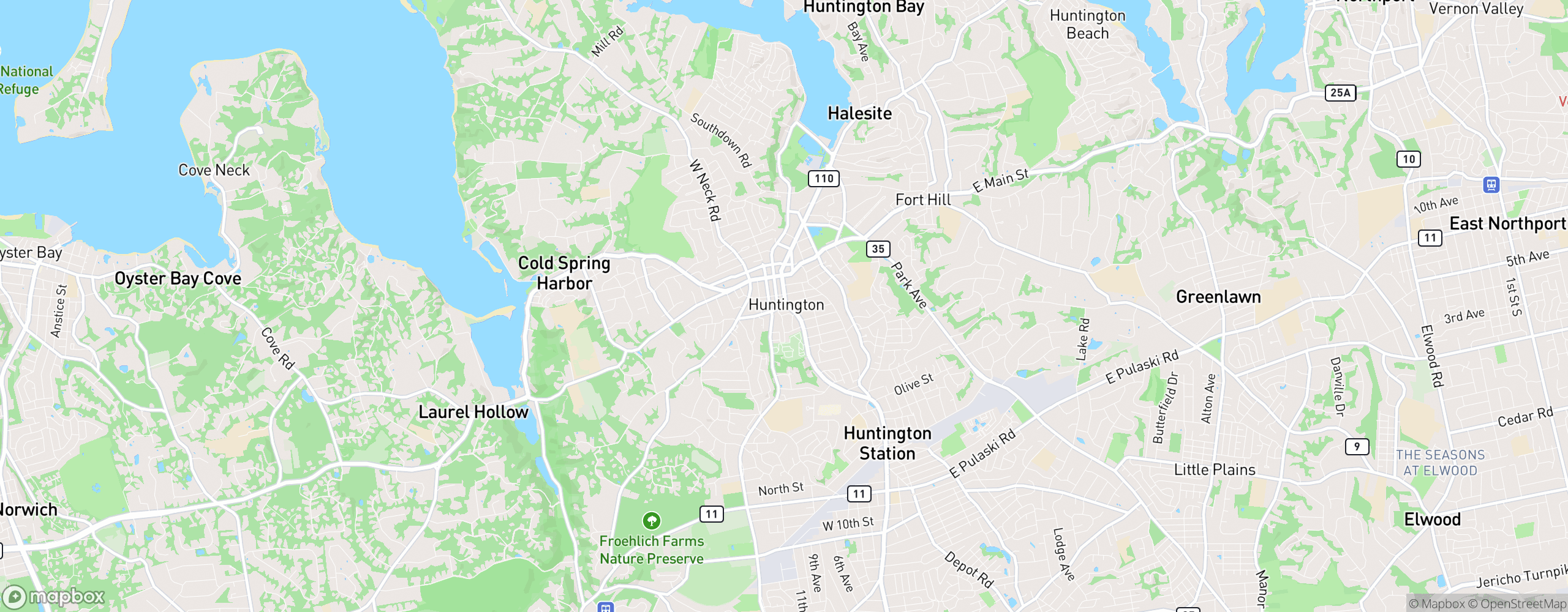 Huntington map