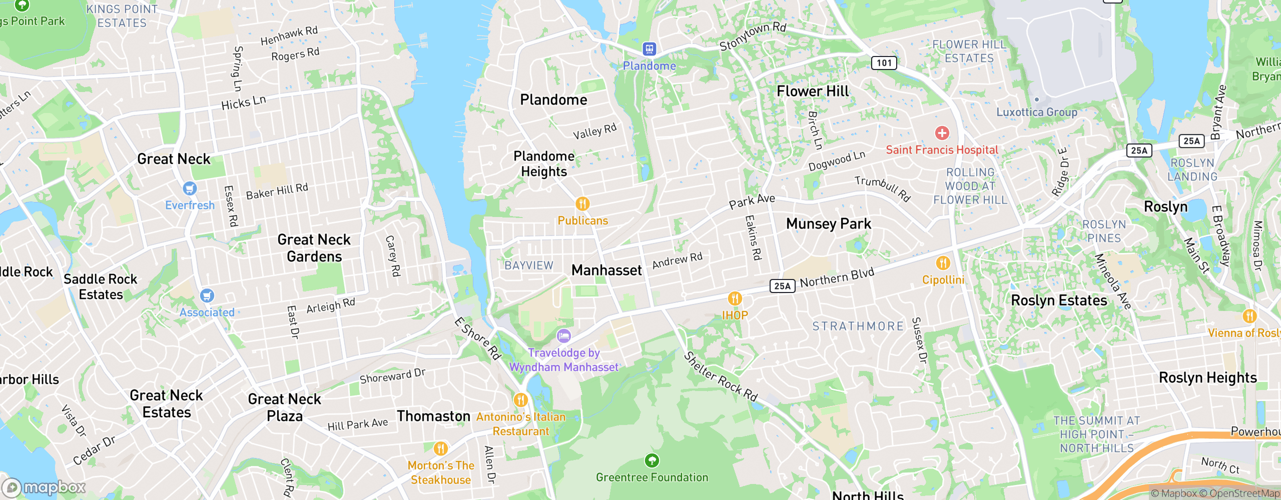 Manhasset map