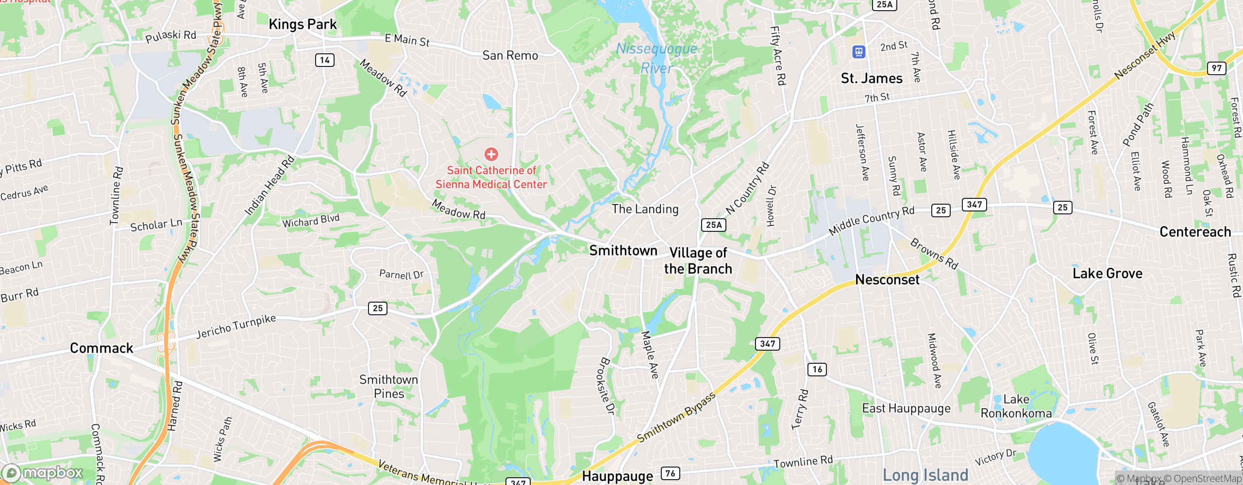 Smithtown map